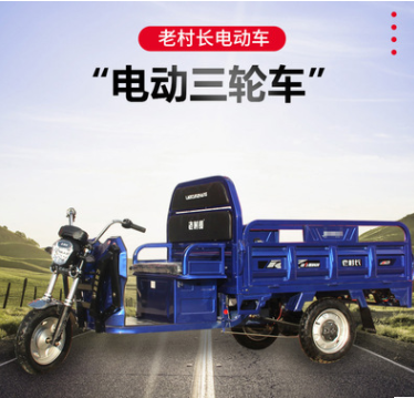 電動三輪車載重貨運農用三輪車供應家用接送孩子三輪代步車