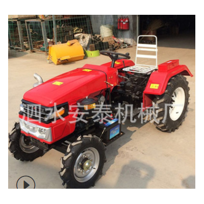 單缸四輪農用旋耕機 柴油30馬力輪式拖拉機 低矮迷你型四輪拖拉機