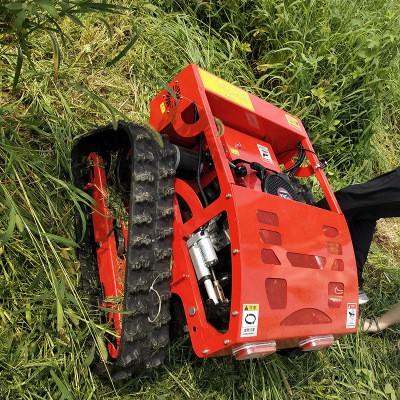 可配送到廠履帶式遙控割草機(jī) 操作簡(jiǎn)單四驅(qū)果園式割草機(jī)