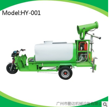 佛山市新能源電動(dòng)灑水車三輪霧炮車園林綠化環(huán)衛(wèi)工地噴霧除塵車