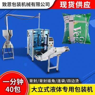 廠家直銷全自動(dòng)定量液體包裝機(jī) 袋裝膏體液體灌裝機(jī) 醬料灌裝機(jī)