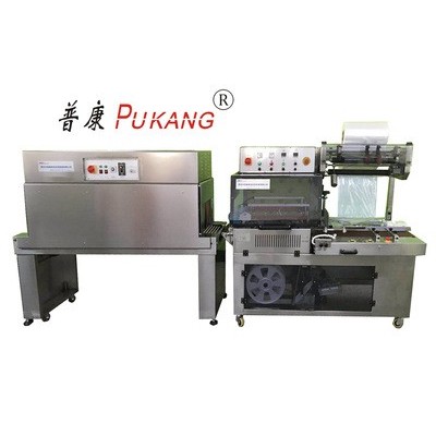 全自動不銹鋼L型封切收縮包裝機，304不銹鋼紙盒包膜機，包膜機
