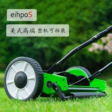 廠家現貨供應出口跨境割草機貨源無動力手推式16寸美式草坪機割草