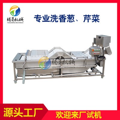 現(xiàn)貨供應(yīng) 大型香蔥芹菜清洗機(jī) 洗蔥機(jī) 大蔥清洗設(shè)備 可定制