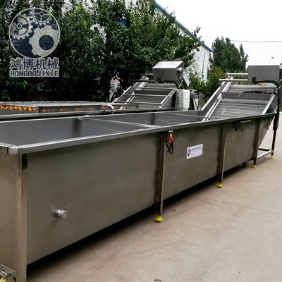 新品QX-3米型清洗機(jī)效率高 海鮮清洗線設(shè)備 促銷果蔬清洗機(jī)