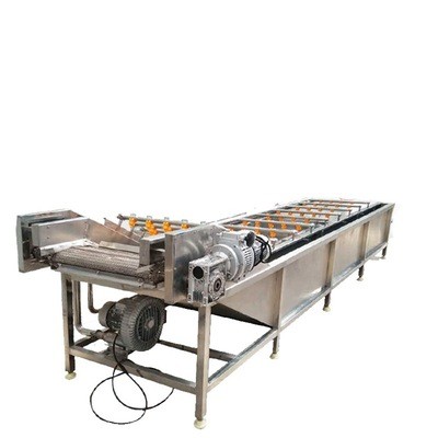 暢銷款噴淋式菌菇類清洗設(shè)備 葉類蔬菜去雜清洗線