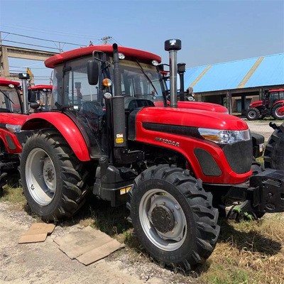 供應四驅輪農用拖拉機 果園農用旋耕犁地機