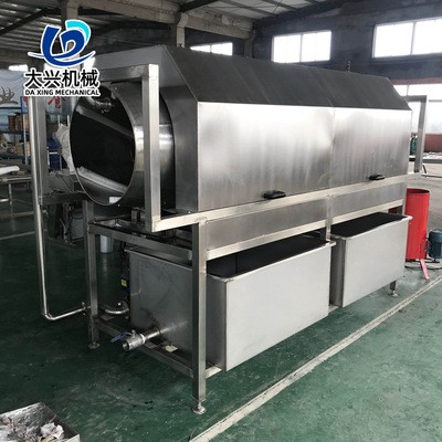 滾筒式果蔬清洗機 高壓噴淋大姜清洗機 鬼子姜螺旋出料清洗設備