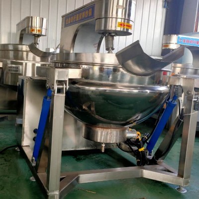 可傾式電磁果醬攪拌炒鍋 行星攪拌炒鍋 八爪餡類辣椒醬炒制鍋