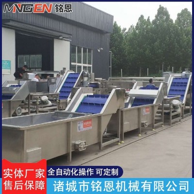 全自動果蔬清洗機 鼓泡噴淋沖浪清洗機 不銹鋼玉米蔬菜氣泡清洗機