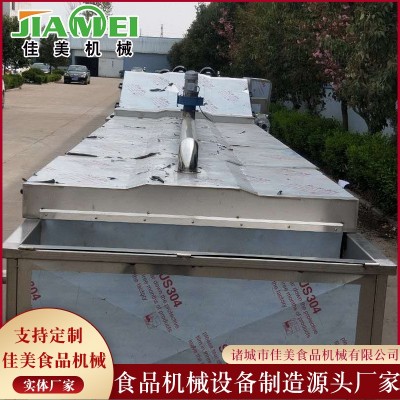 毛豆蒸煮漂燙機 玉米蒸煮漂燙流水線 連續(xù)式秋葵殺青預煮設備