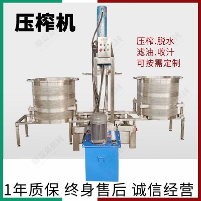 全自動壓榨機水果蔬菜收汁機器中藥材生姜汁提取設(shè)備米酒槽脫水機