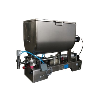 臥式單頭膏體灌裝機 半自動番茄醬 小型灌裝機 自動定量灌裝機