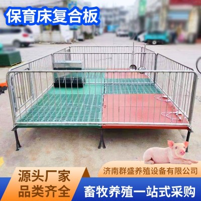 養(yǎng)豬場保育床復(fù)合板帶加熱保溫板牲畜母豬產(chǎn)床熱鍍鋅管焊接