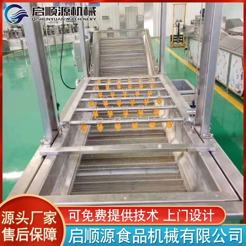 云南大葉青菜噴淋清洗設(shè)備 胡蘿卜氣泡清洗機 全自動萵筍清洗線