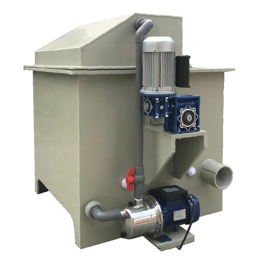 循環(huán)水養(yǎng)殖轉(zhuǎn)鼓微濾機水產(chǎn)養(yǎng)殖箱式自動反沖洗微濾機錦鯉魚池過濾