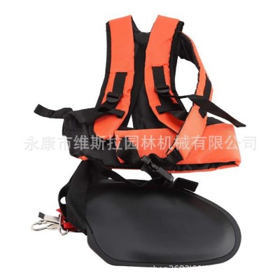 跨境園林機械配件新款割草機配件橙色超豪華背帶