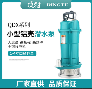 QDX家用小型潛水泵單相220V農(nóng)用灌溉抽水泵潛水泵高揚程大流量