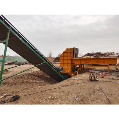 木材樹枝破碎機設備 雙輥燃料樹墩機 規(guī)格齊全拆遷料破碎機