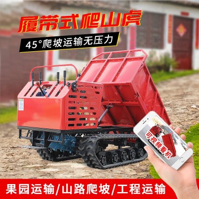 手扶式履帶運輸車大型小型0.75t-10t自卸車爬坡王農(nóng)用全地形通用