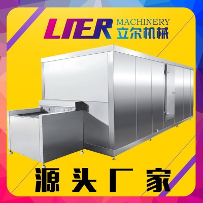 速凍料理包設(shè)備 水餃包子面餅速凍隧道 預(yù)制菜隧道式速凍機