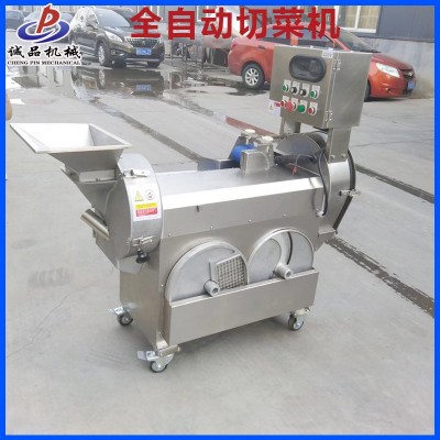 商用電動切菜機 中央廚房用全自動切菜機 切絲切段切片切丁一體機