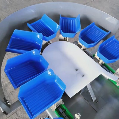 萊陽梨果蔬重量多級分選機 流水線控制 扇貝海蠣子輸送等級挑選機