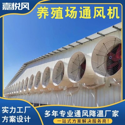 養殖場降溫通風工程 包安裝飼養基地降溫玻璃鋼喇叭型負壓通風機