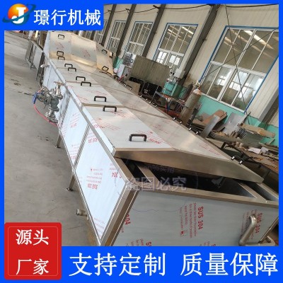 供應全自動不銹鋼調料包巴氏殺菌機 軟包裝巴氏殺菌冷卻風干線