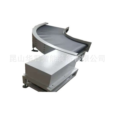 轉彎皮帶輸送設備 非標食品輸送機械 膠帶輸送機 紙袋編織袋整形