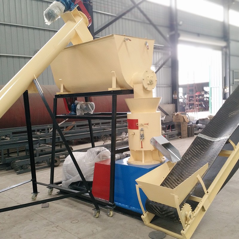 大型飼料顆粒機 牛羊飼料平模造粒機 養殖專用顆粒飼料機械