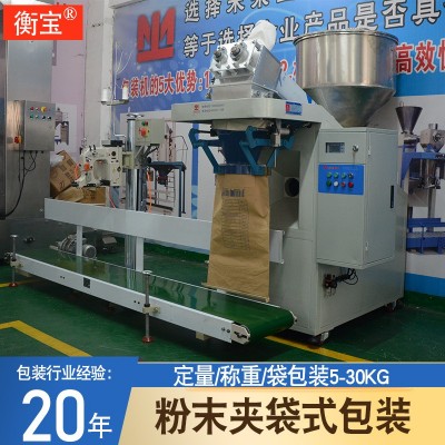 粉末包裝機(jī) 大袋秤量螺桿式化工粉劑五谷粉料面粉定量稱重包裝機(jī)