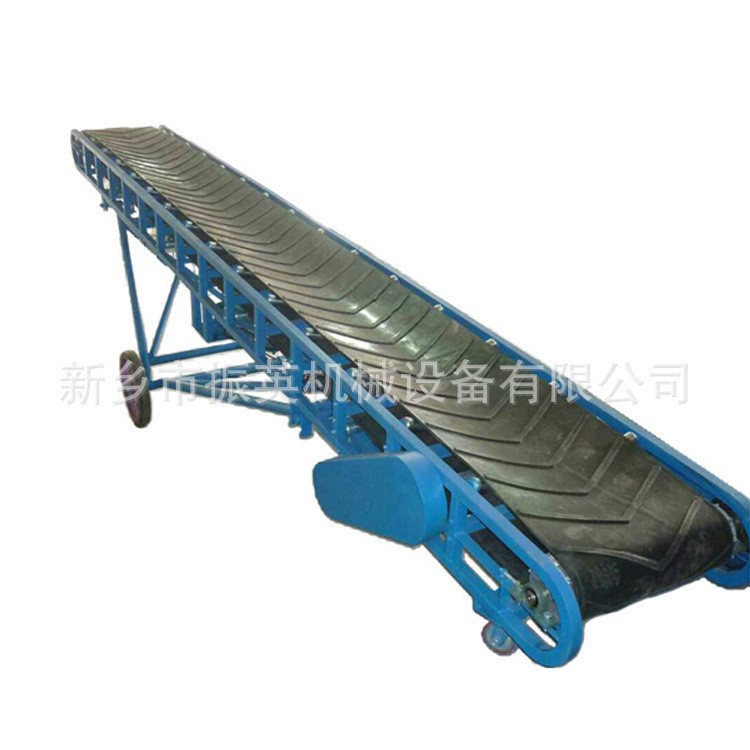 ZY系列TD75皮帶輸送機 鏈板輸送機 裙邊防夾料 新鄉振英 廠家定制