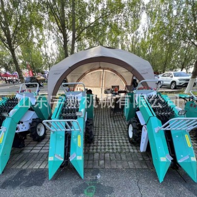 大馬力柴油苞米收獲機 掰玉米棒子機器 手推式玉米收獲機