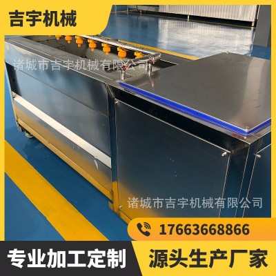 蓮藕紅薯土豆連續去皮清洗機 大姜山芋黨參高壓噴淋清洗去泥沙機