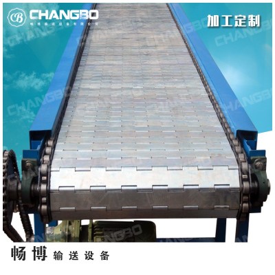 304不銹鋼網帶輸送機 食品傳送帶轉彎機械 工業物料鏈板輸送機