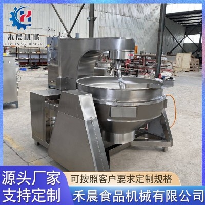 供應學校食堂炒菜機設備 辣椒醬牛肉醬炒鍋 全自動行星攪拌炒鍋