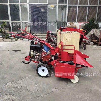 手扶拖拉機前置單行小型玉米收獲機 廠家直銷農用小型玉米收獲機