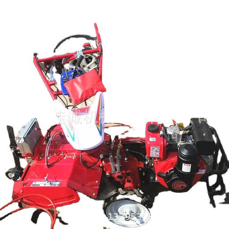 佳誠(chéng) 手扶式大馬力耕地機(jī) 柴油后旋四驅(qū)旋耕機(jī) 微型旋耕松土機(jī)