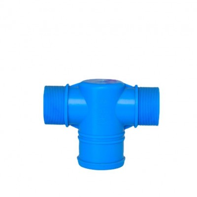 現貨出售農用滴灌帶主管道配件陽紋三通四通堵三通以及閥門等配套