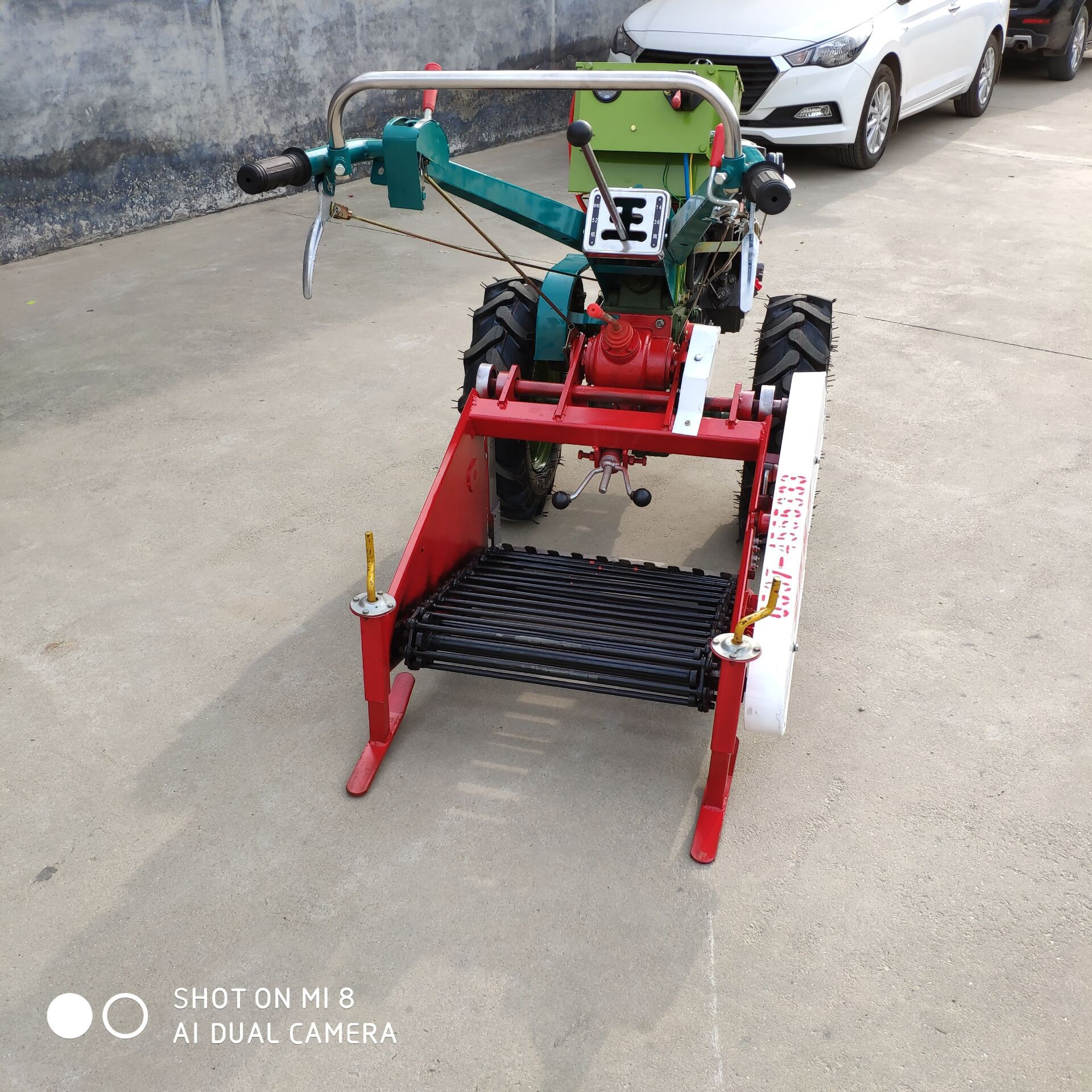 手扶車刨土豆機