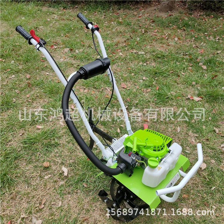 小型微型松土旋耕機 手推式柴油汽油旋耕機 多功能犁地翻土機