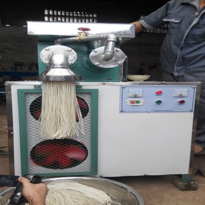 大型自熟玉米面條機110型全自動米線機 雙筒東北大綠皮朝鮮冷面機