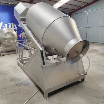 兔肉全自動呼吸式巨型真空攪拌腌制機 智能傾斜式出料滾揉機