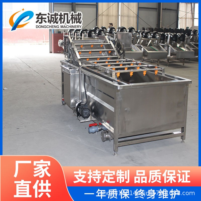 多功能商用洗菜機 噴淋式中藥材氣泡清洗機 果蔬全自動清洗流水線