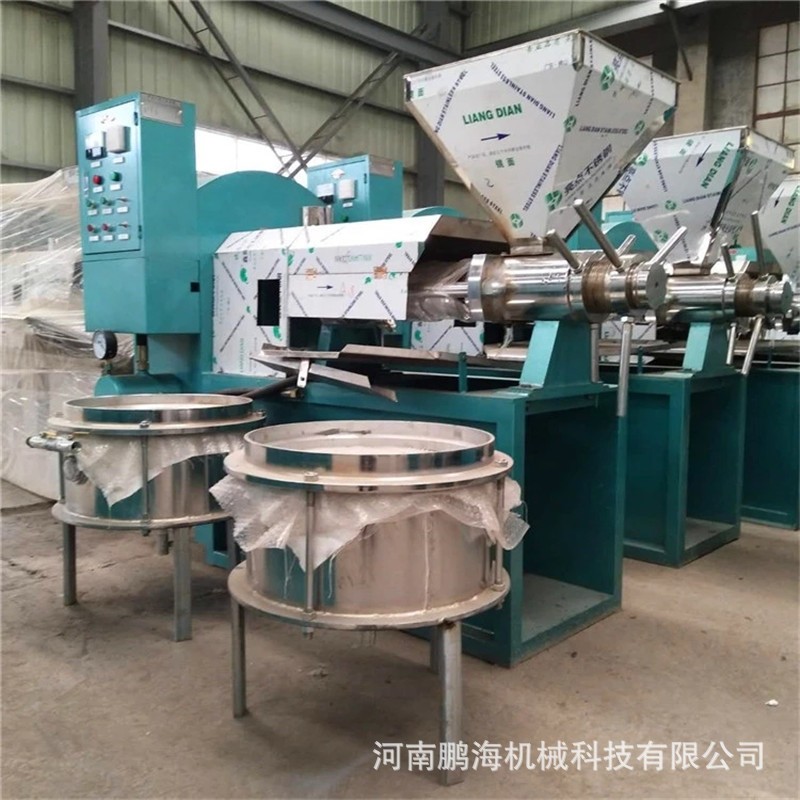 125型全自動(dòng)榨油機(jī) 油坊大型商用多功能榨油機(jī) 冷熱兩用油脂設(shè)備