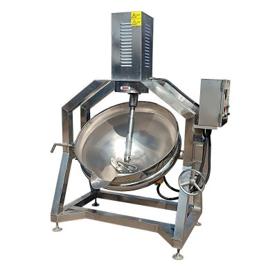 全自動煮醬料燃?xì)獬村仯嘛烉W料炒鍋