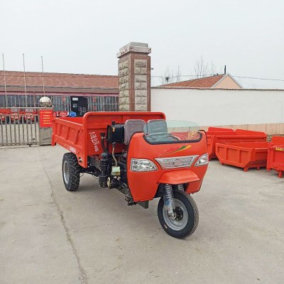 載重2噸工程運輸車 農用摩托運輸車 廠家五征時風同款柴油三輪車