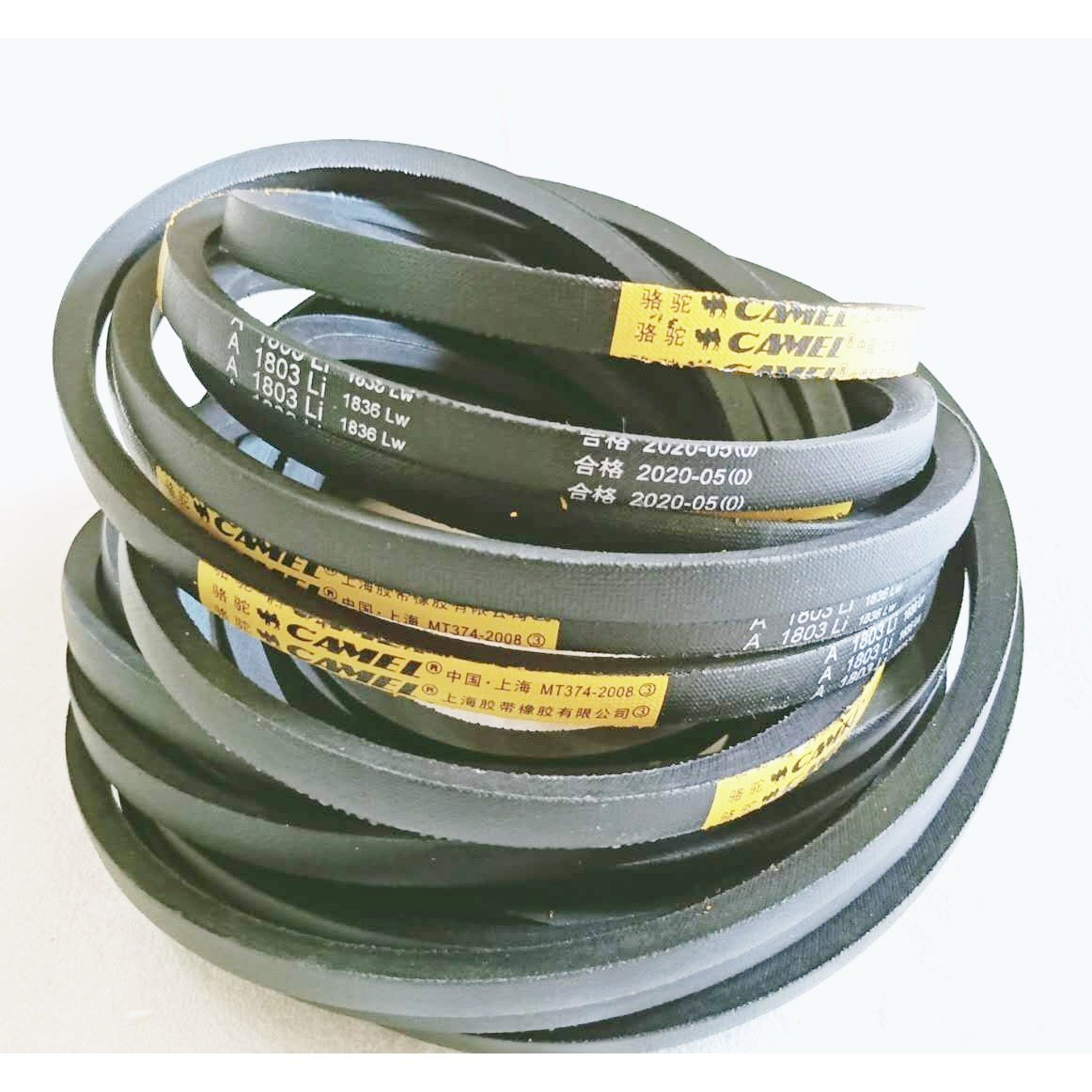 上海駱駝三角帶 工業皮帶ABCDE型 橡膠傳動帶廠家批發