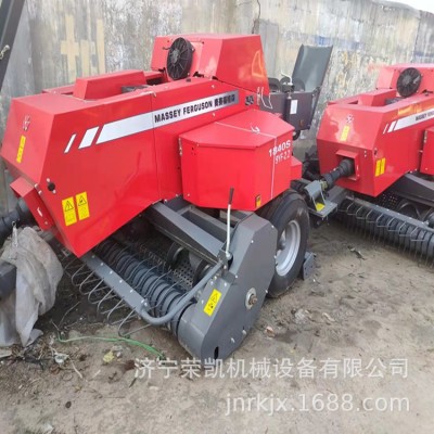 小麥水稻草秸稈方形捆草機(jī)拖拉機(jī)牽引出口打捆機(jī)價格小型方草捆機(jī)